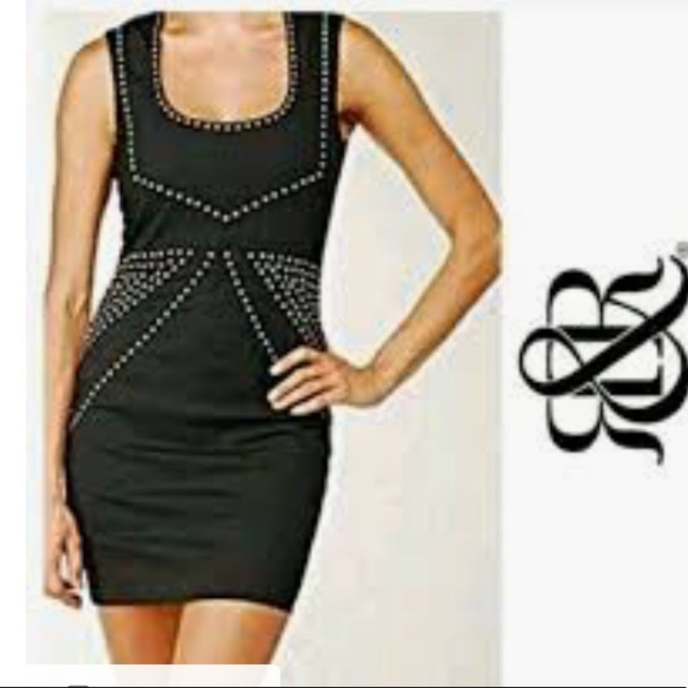 Rock and Republic studded mini dress sz S